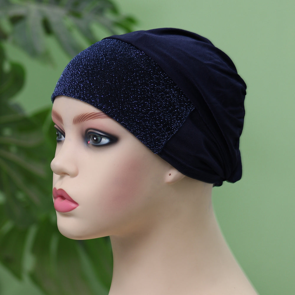 Glitter Hijab Cap