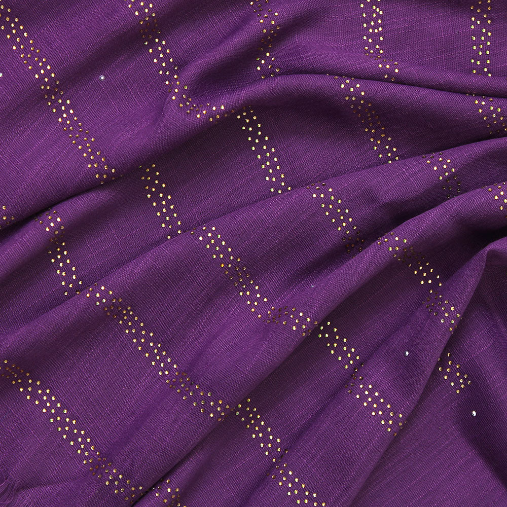 Turkish Stone Hijab - Purple