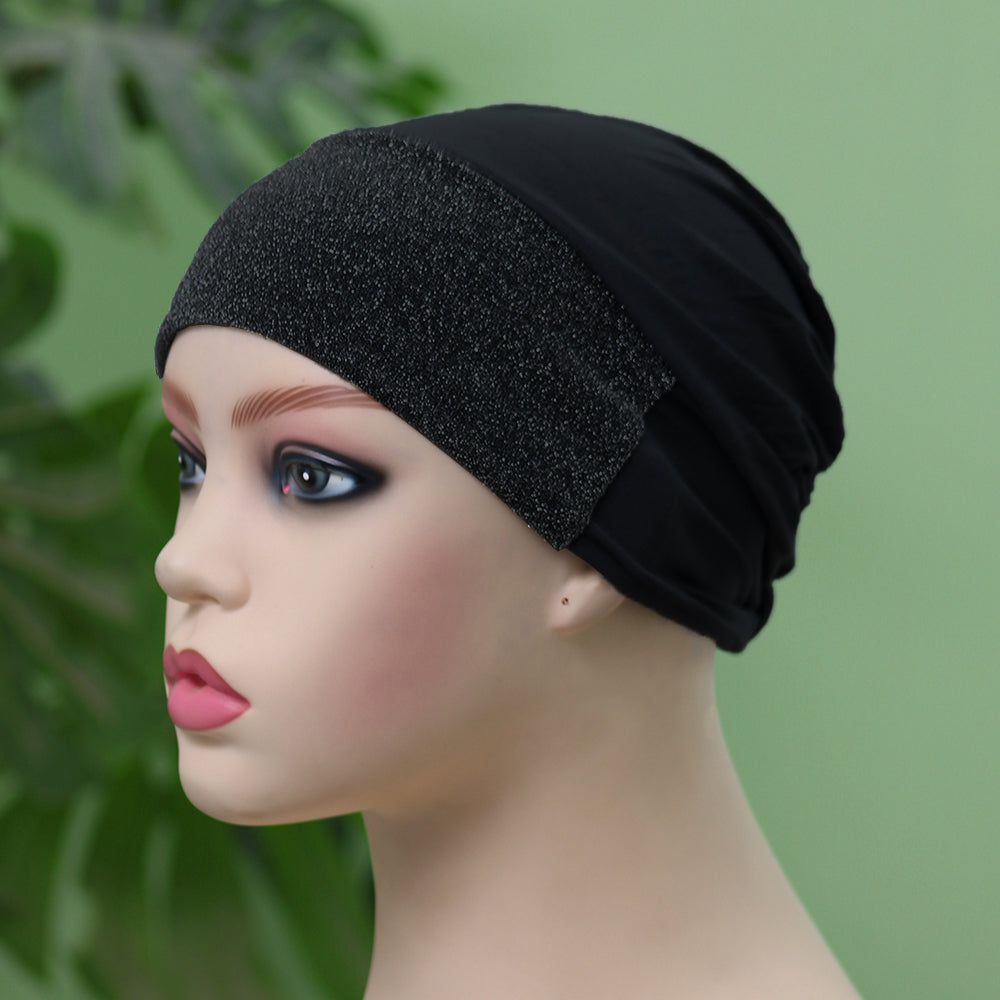 Glitter Hijab Cap