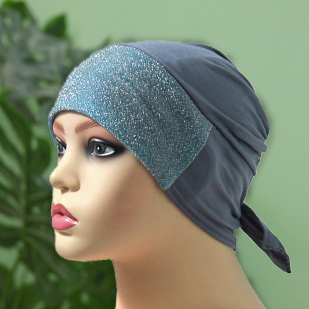 Glitter Hijab Cap
