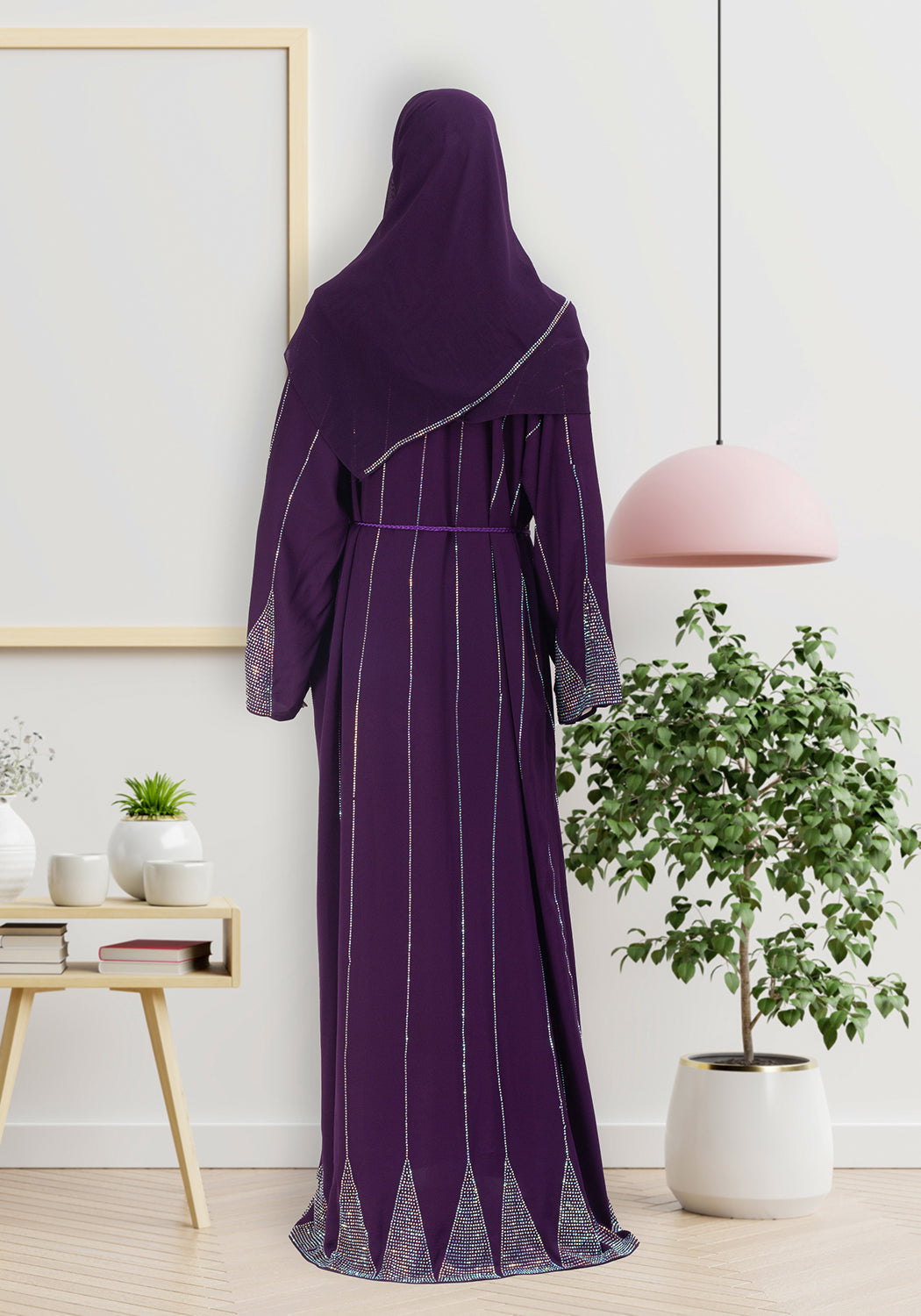 Sumaira Abaya - Lush Purple