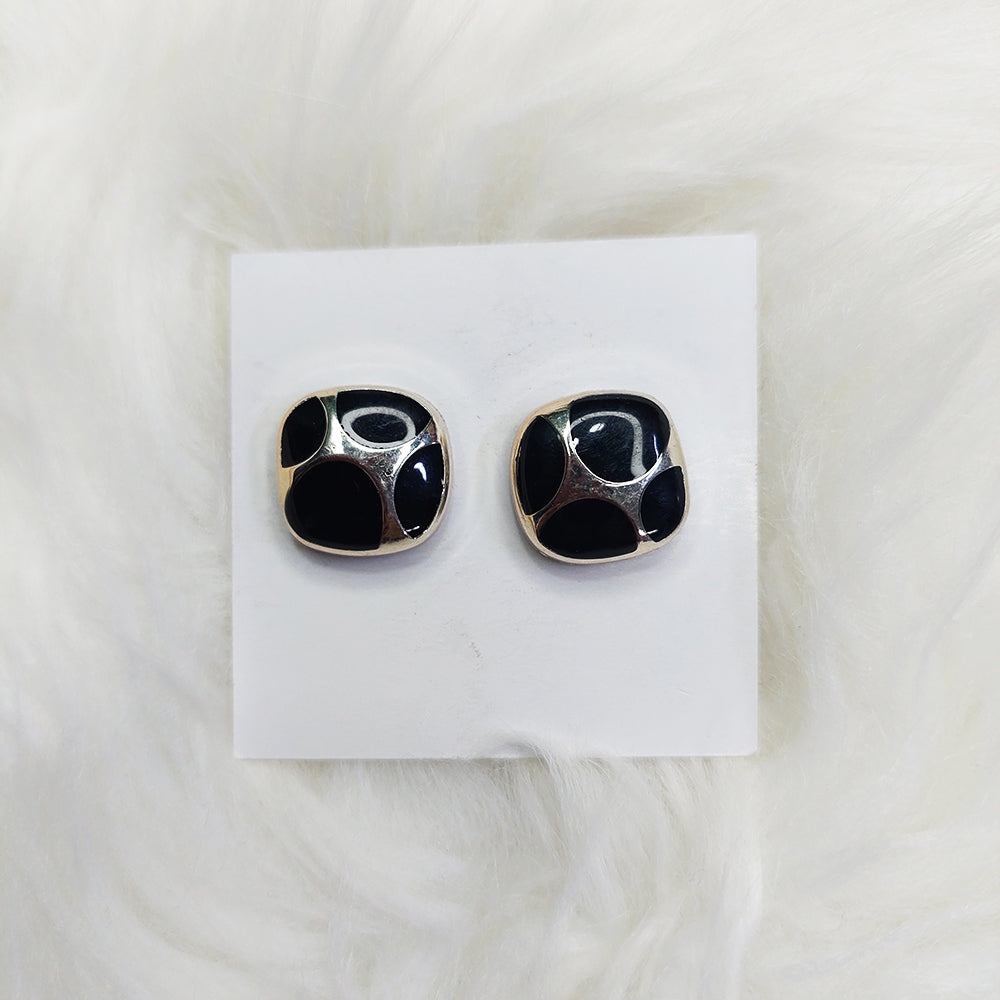 Antique Black Square Magnet Pins