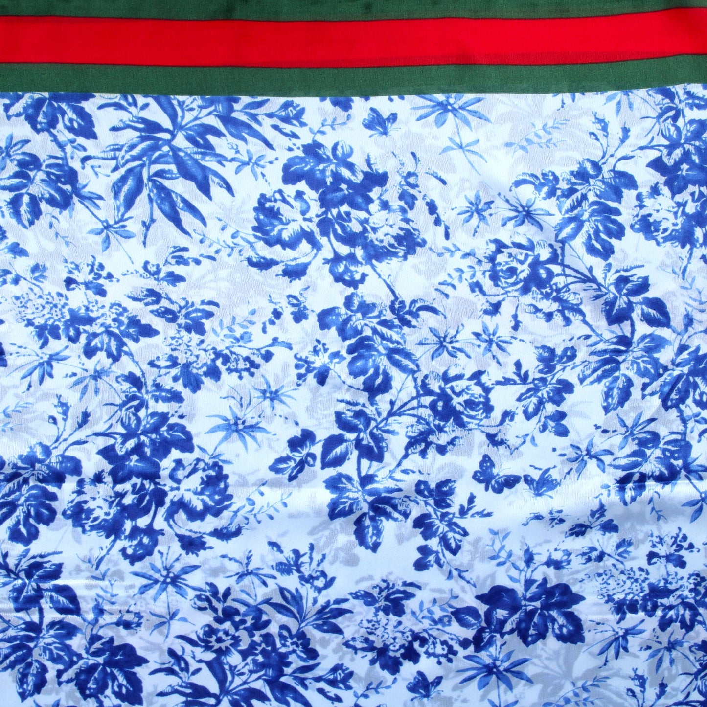 Silk Branded-White-Blue