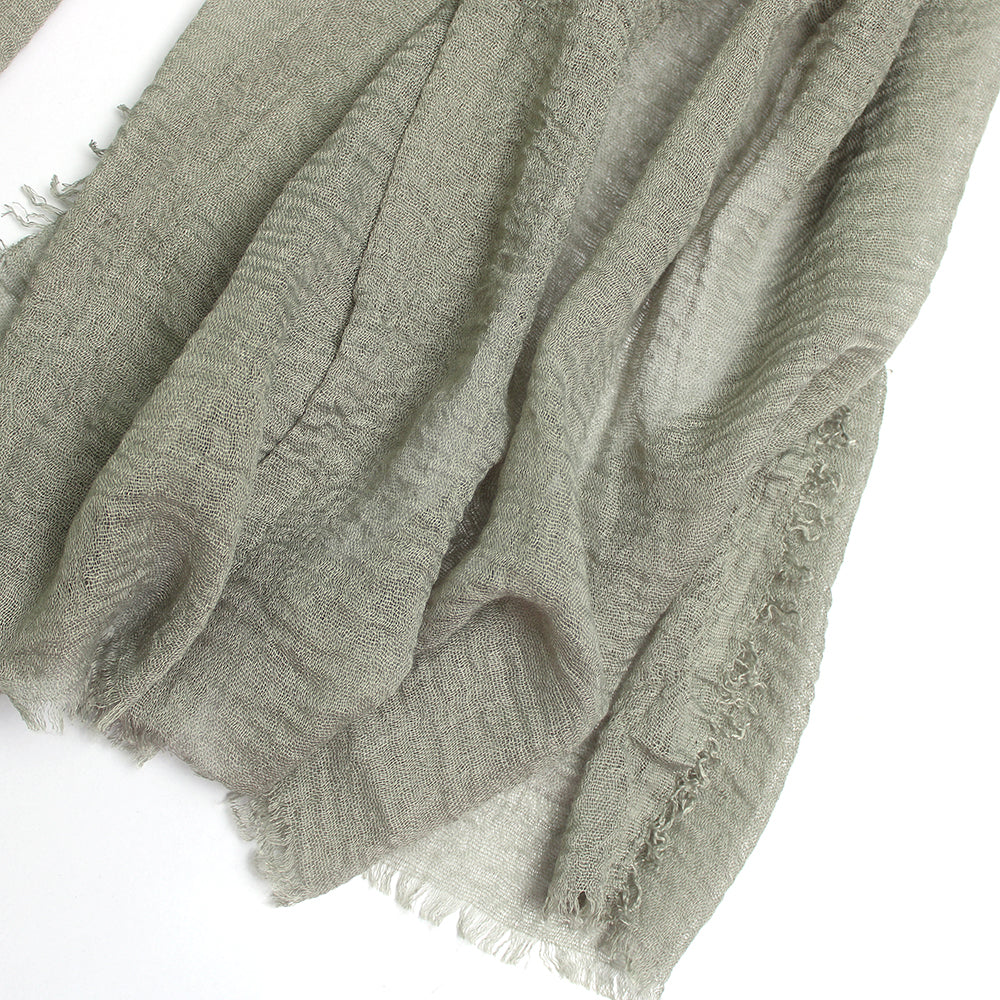All Grey Crimps Hijab