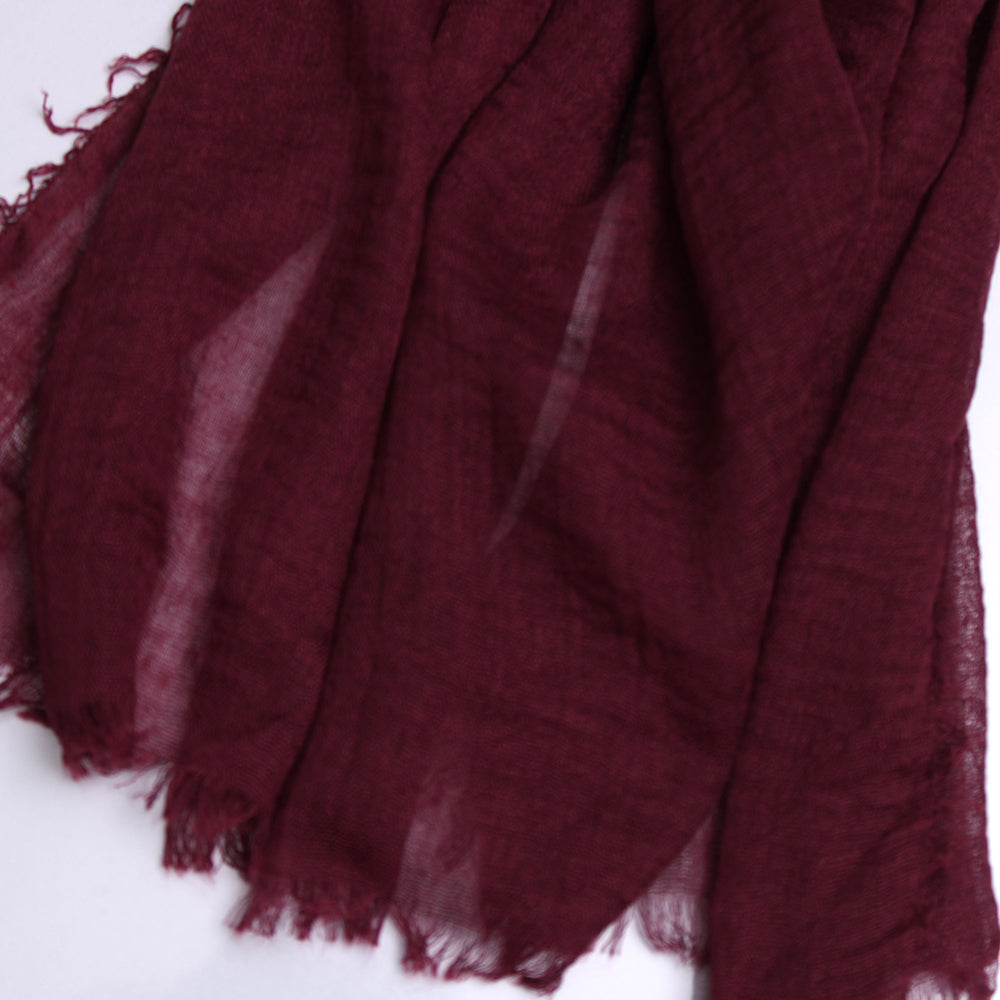 Shades of Scarlet Crimps Hijab