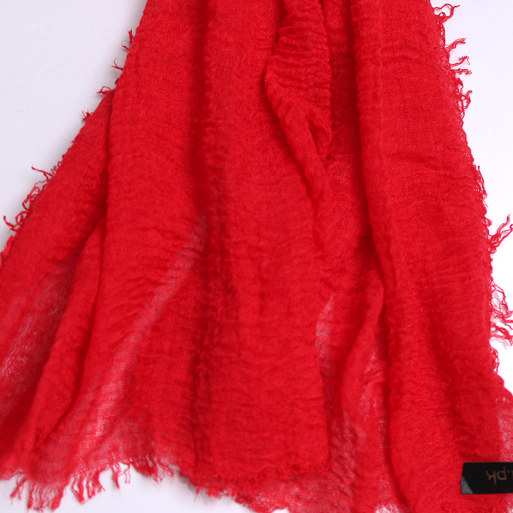 Shades of Scarlet Crimps Hijab