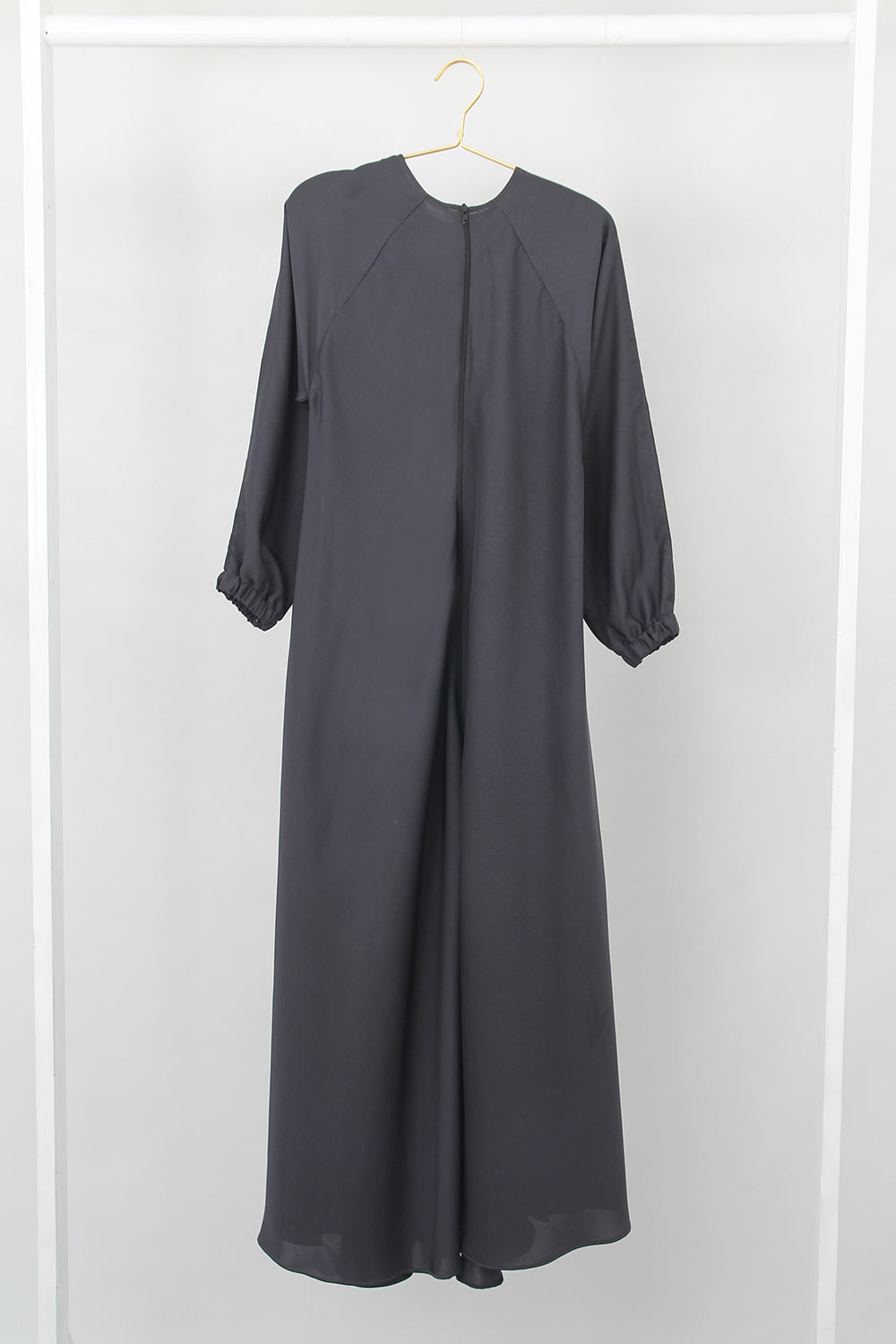 Zipper A-Line Abaya