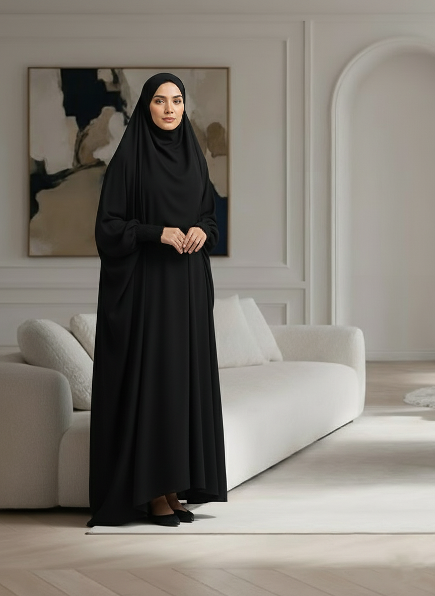 Saudi Jilbab - Black