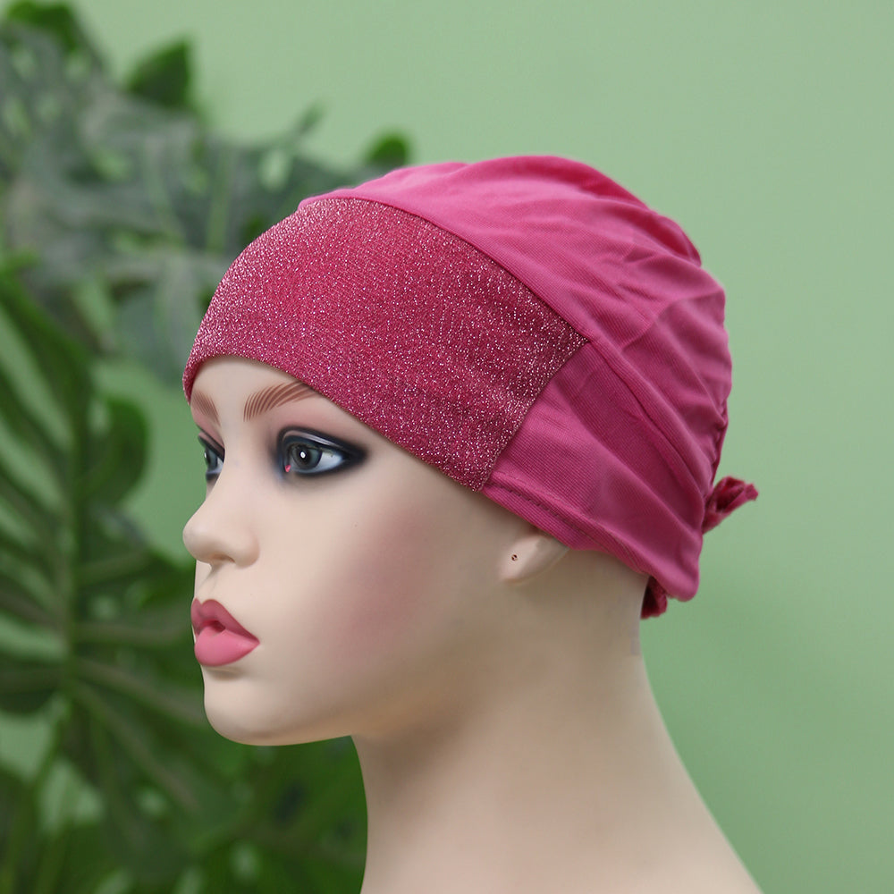 Glitter Hijab Cap