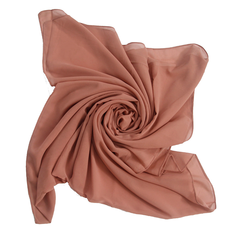 Choco Chiffon Hijab