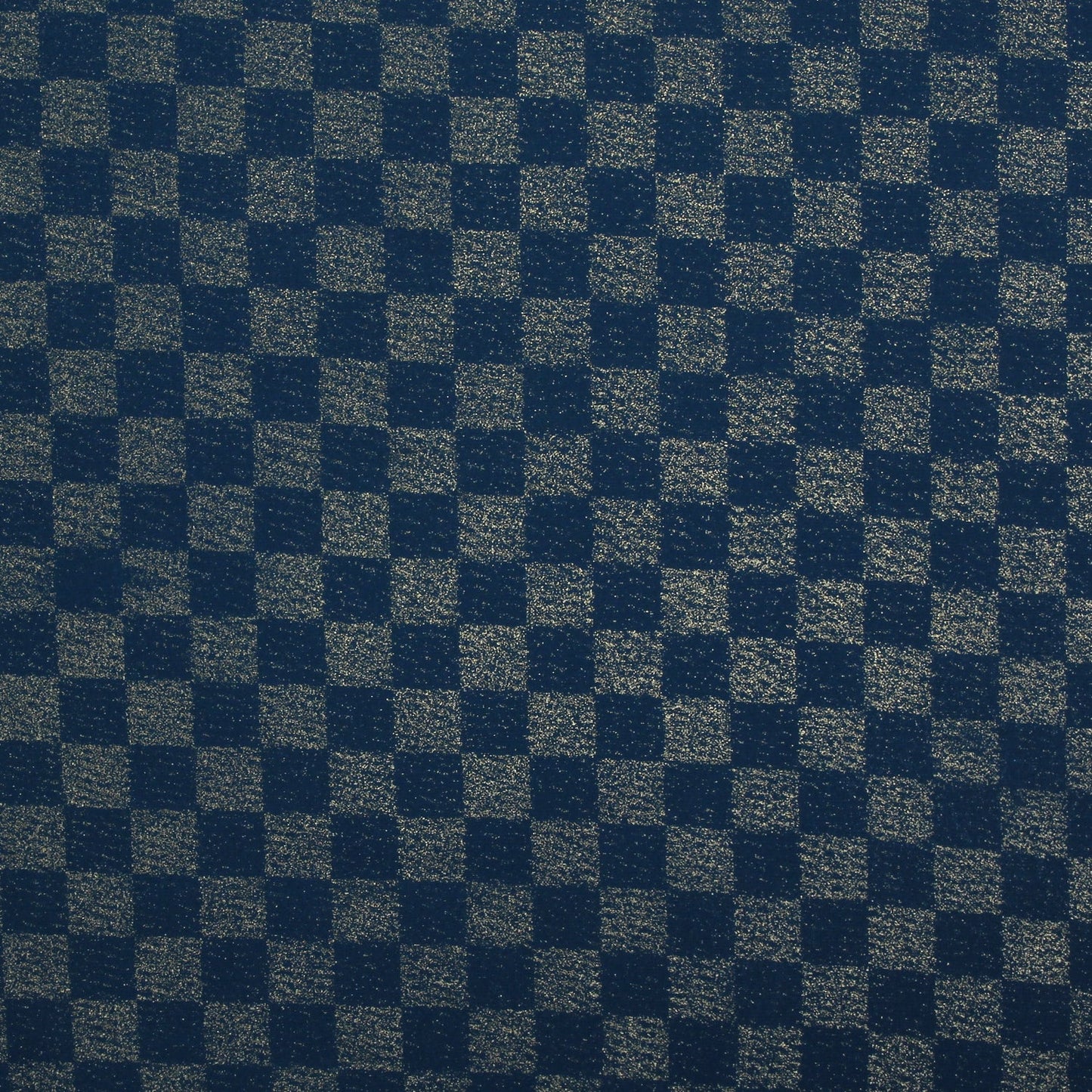 Chiffon Check Foil-Teal