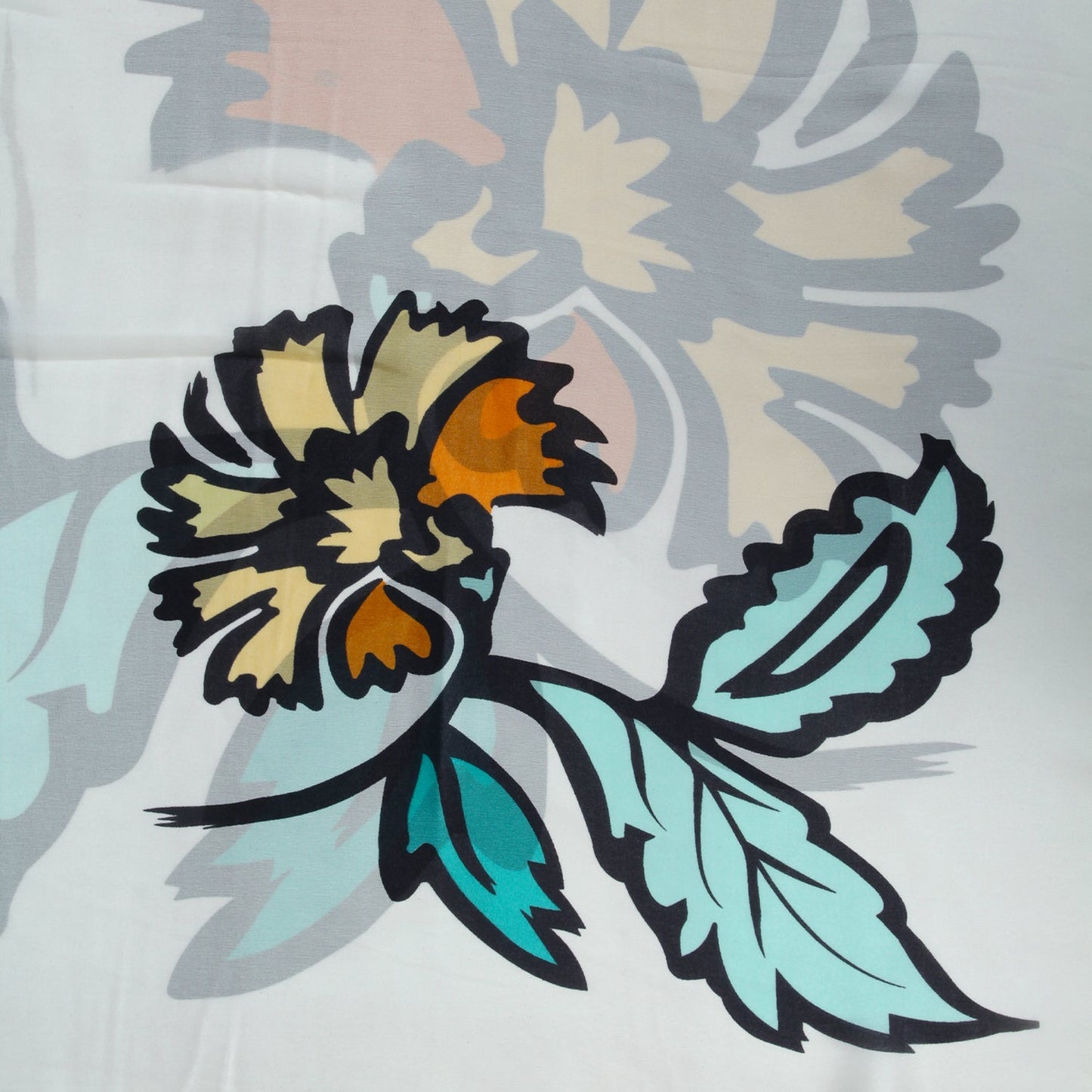 Silk Branded-Off White-Black