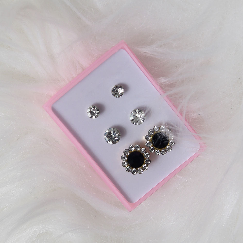 Cubs Crystal Studs