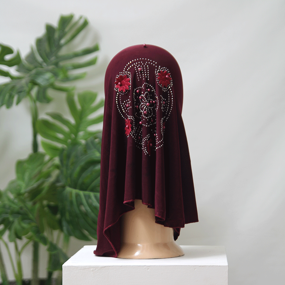 Floral Ready to wear Hijab