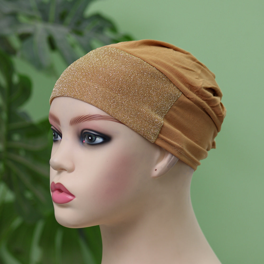 Glitter Hijab Cap