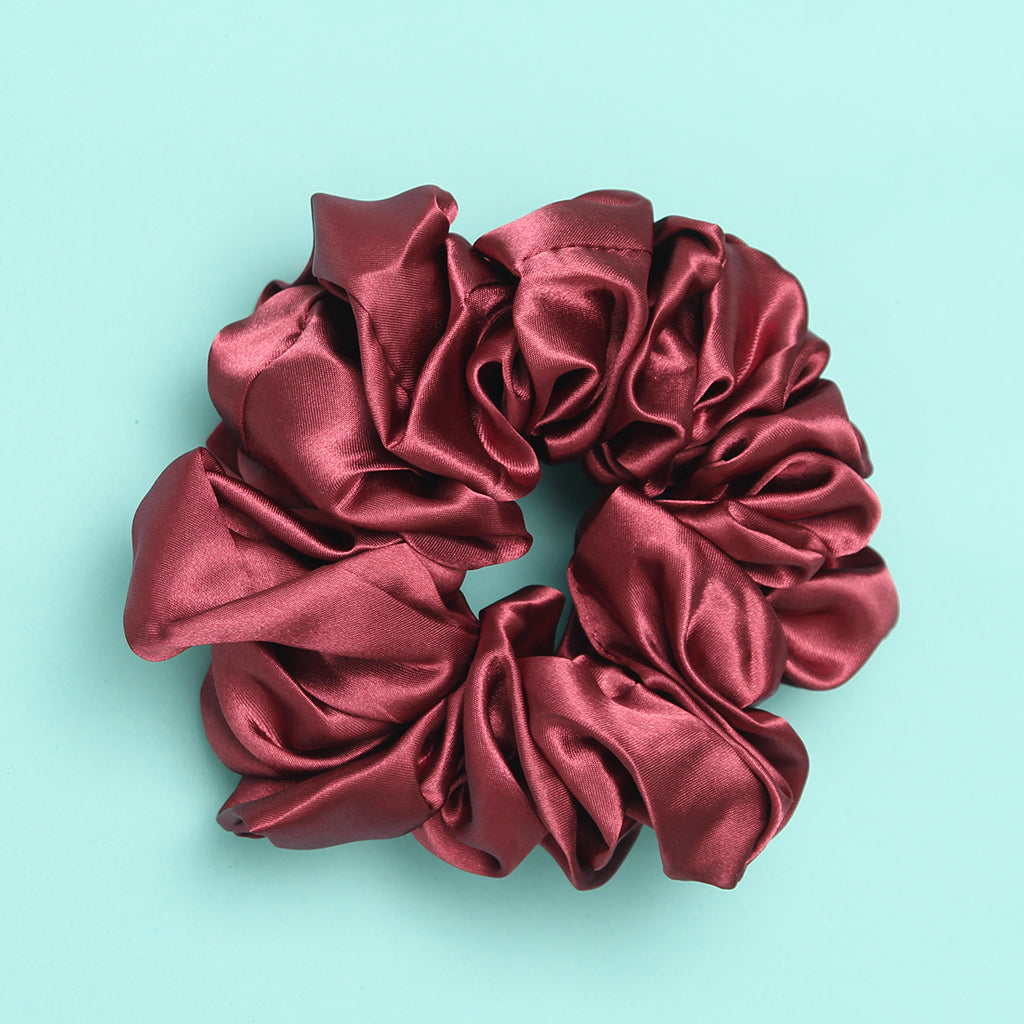 Scrunchie - Maroon -HI
