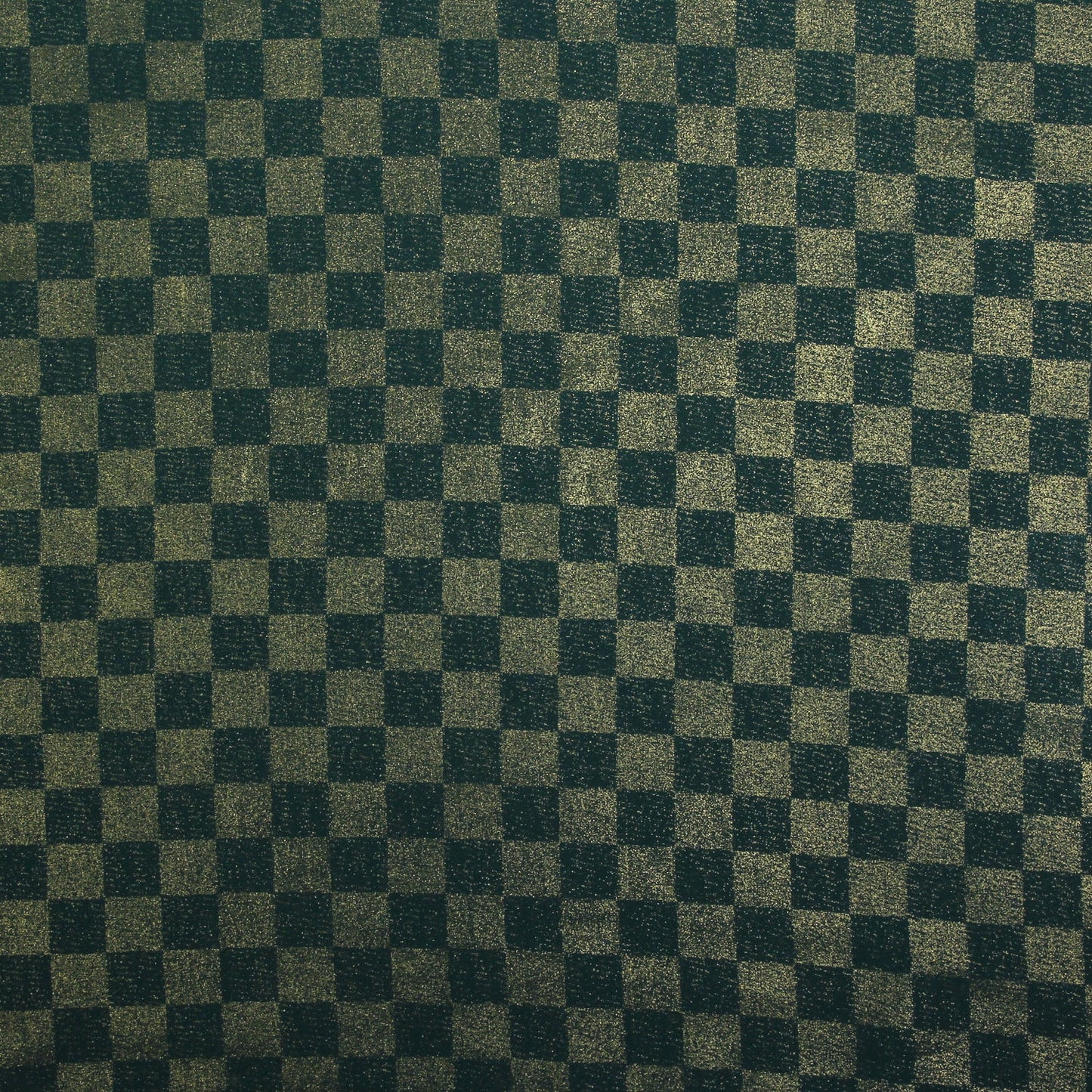 Chiffon Check Foil-Green