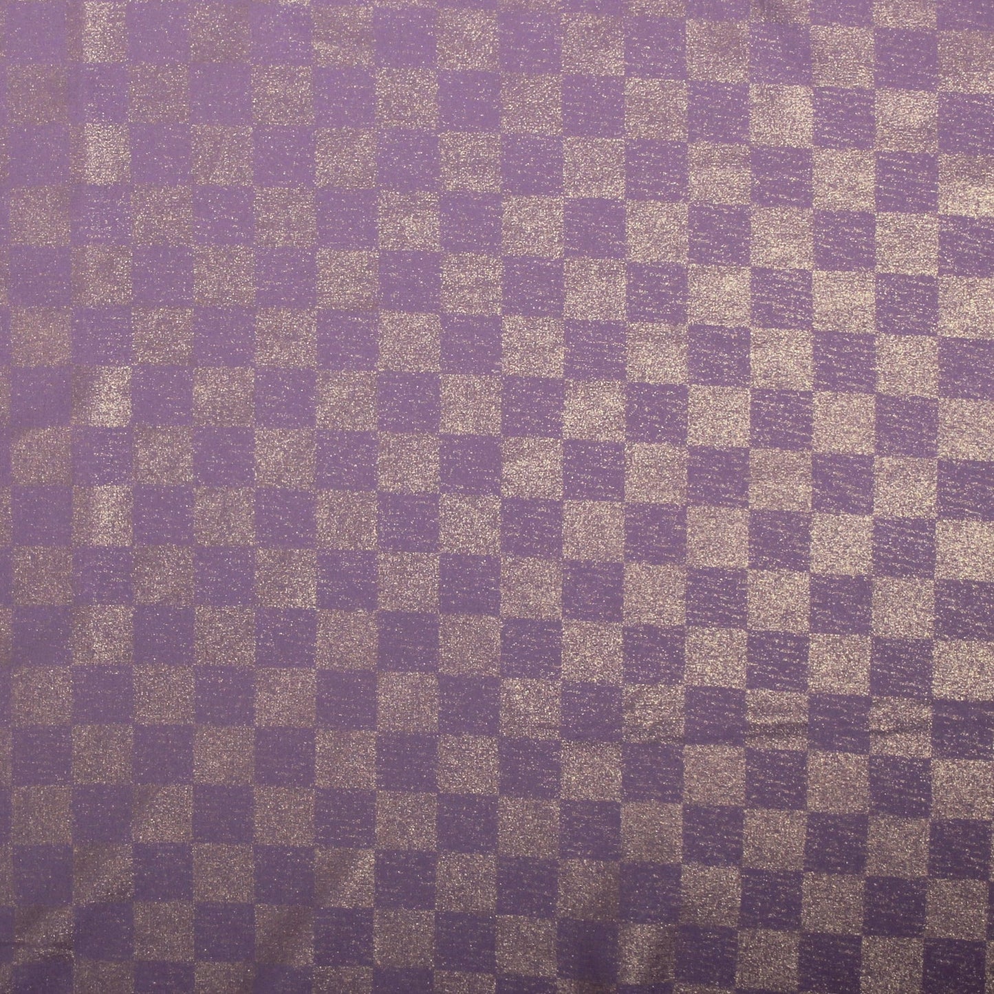 Chiffon Check Foil-Light Purple