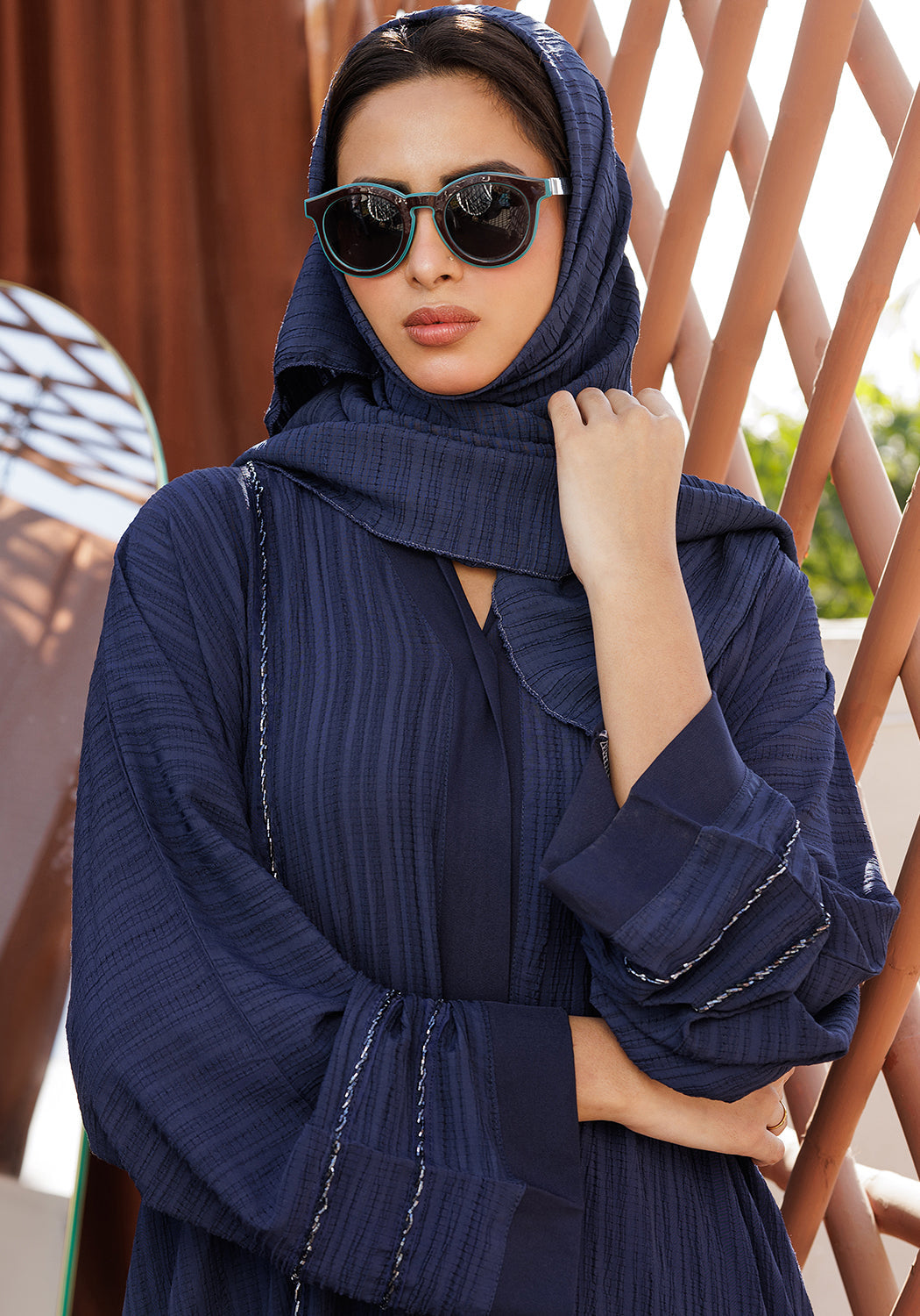 Moonlit Veil Abaya - Skyline