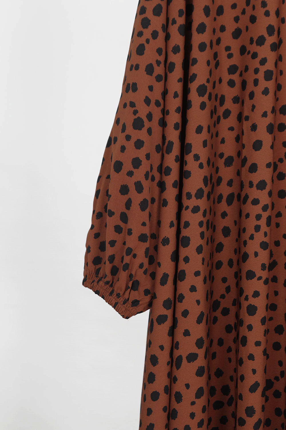 Cheetah Print Georgette Maxi Abaya