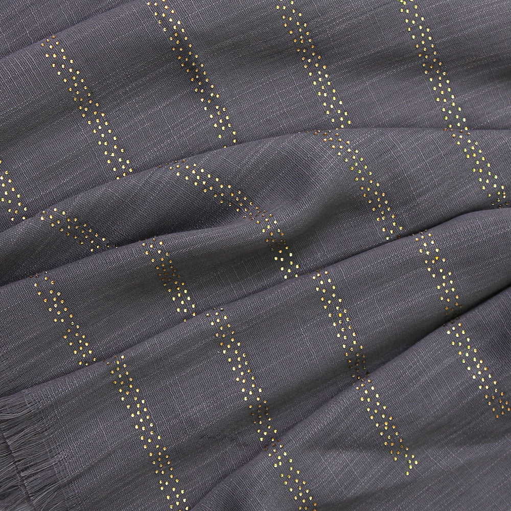Turkish Stone Hijab - Grey