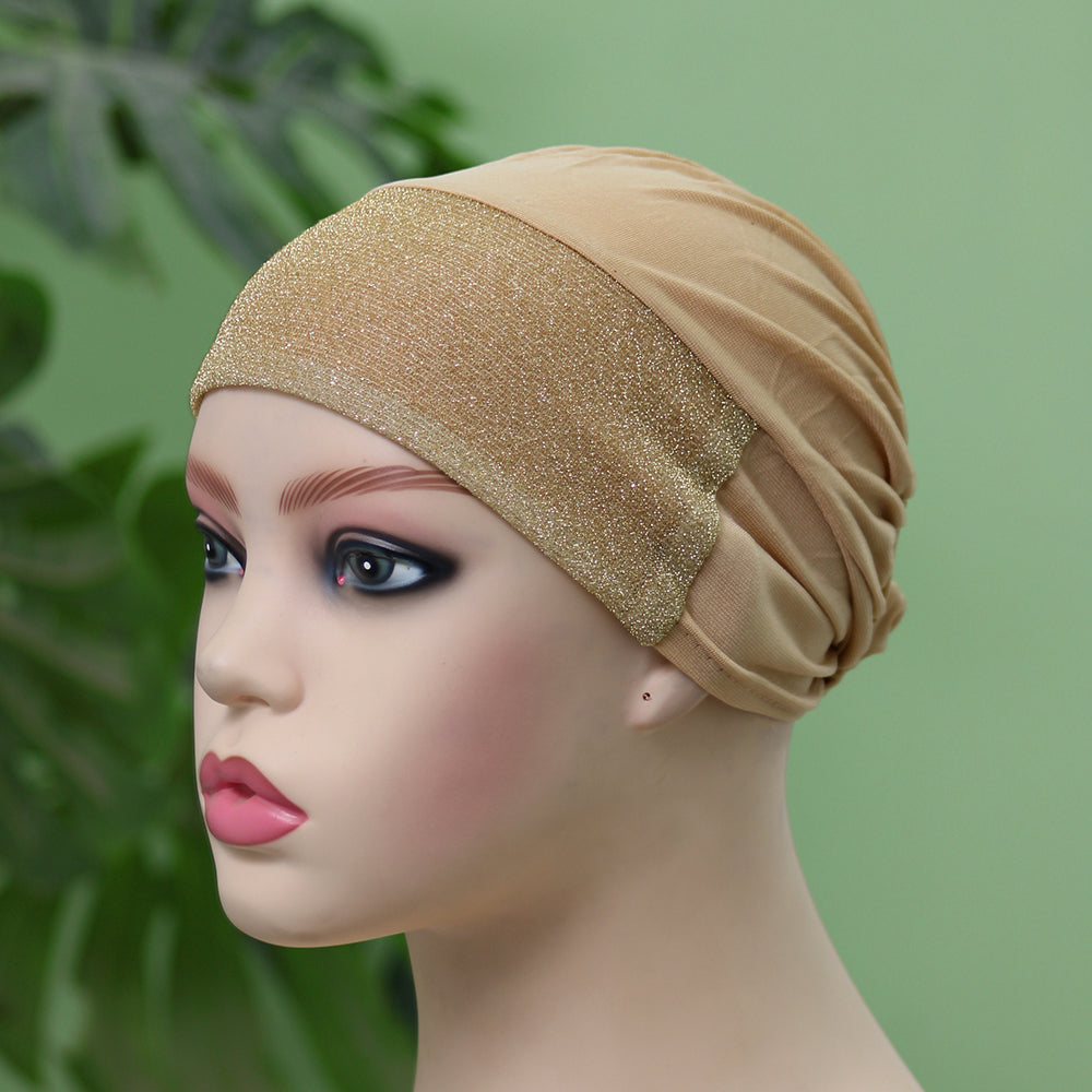 Glitter Hijab Cap