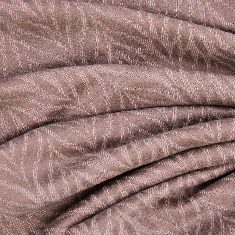 Palm Leaf Cashmere Hijab - Coffee