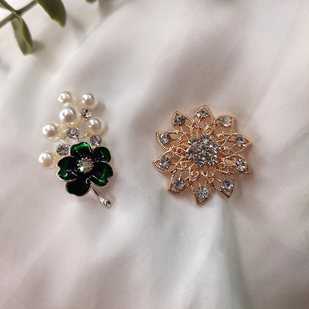 Twin pack brooch -2