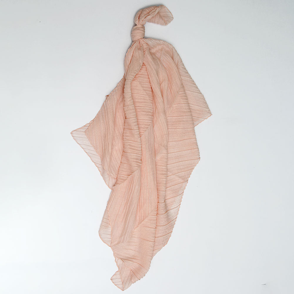 Crinkle Lawn Hijab - Light Pink
