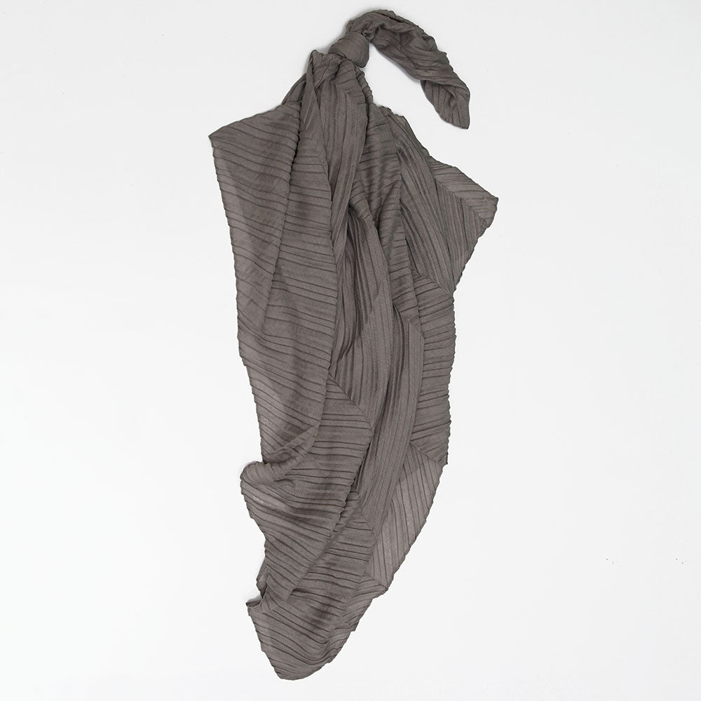 Crinkle Lawn Hijab Grey