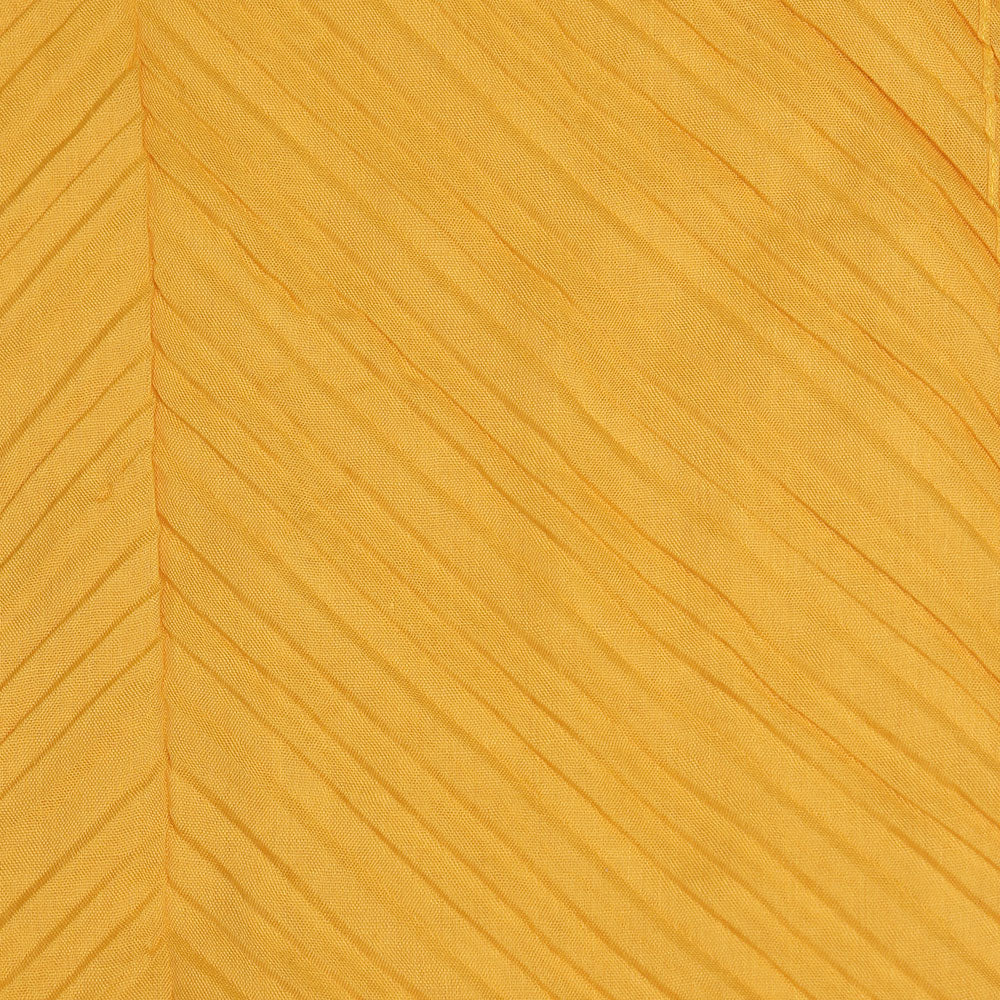 Crinkle Lawn Hijab - Yellow