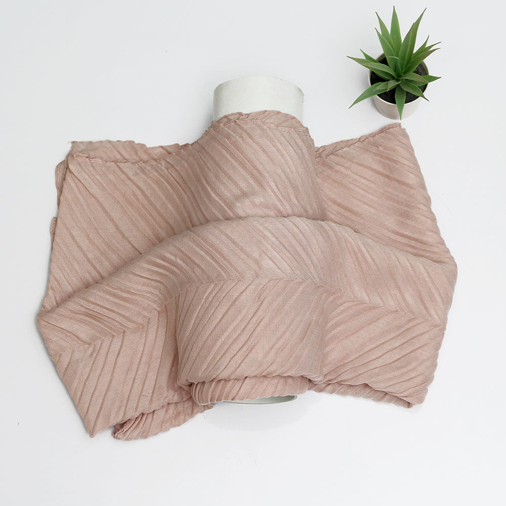 Crinkle Lawn Hijab - Dusty pink