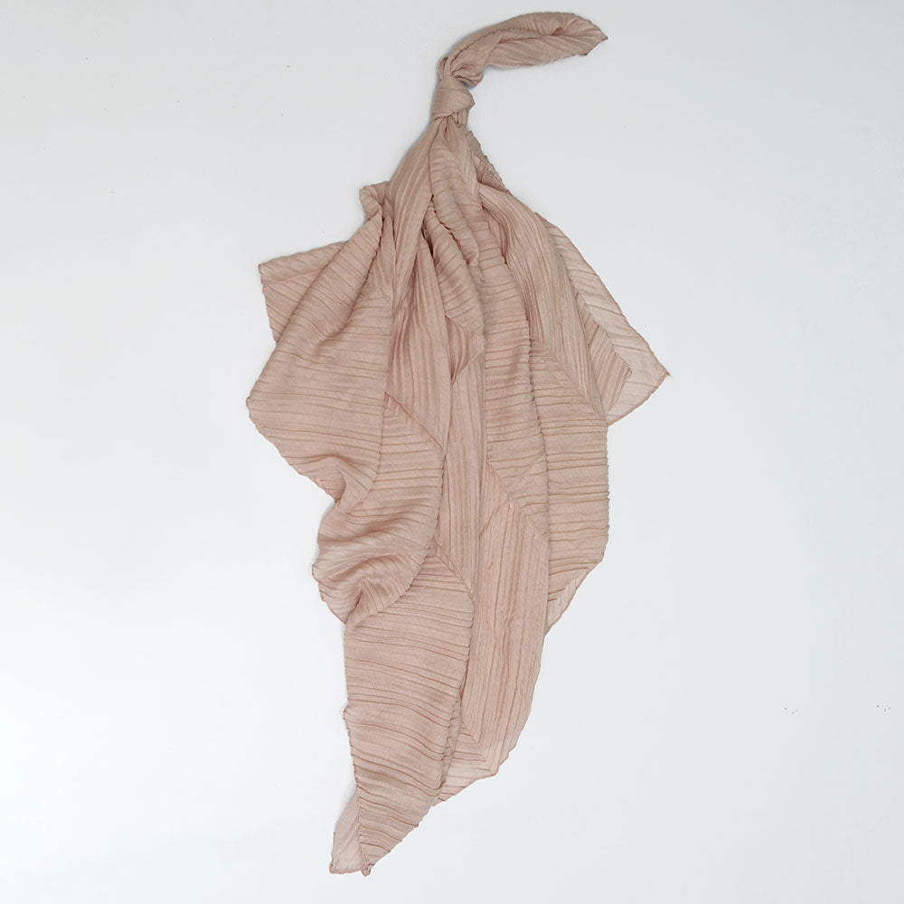 Crinkle Lawn Hijab - Dusty pink