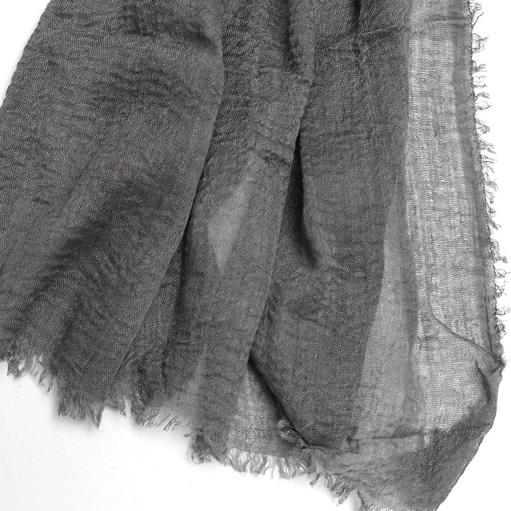 All Grey Crimps Hijab