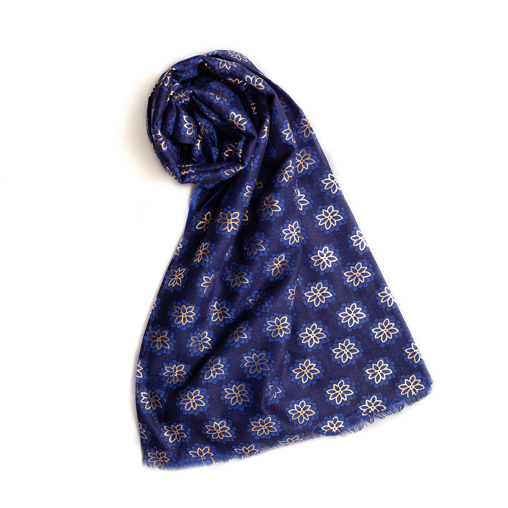 Gul Patrick Blue Hijab