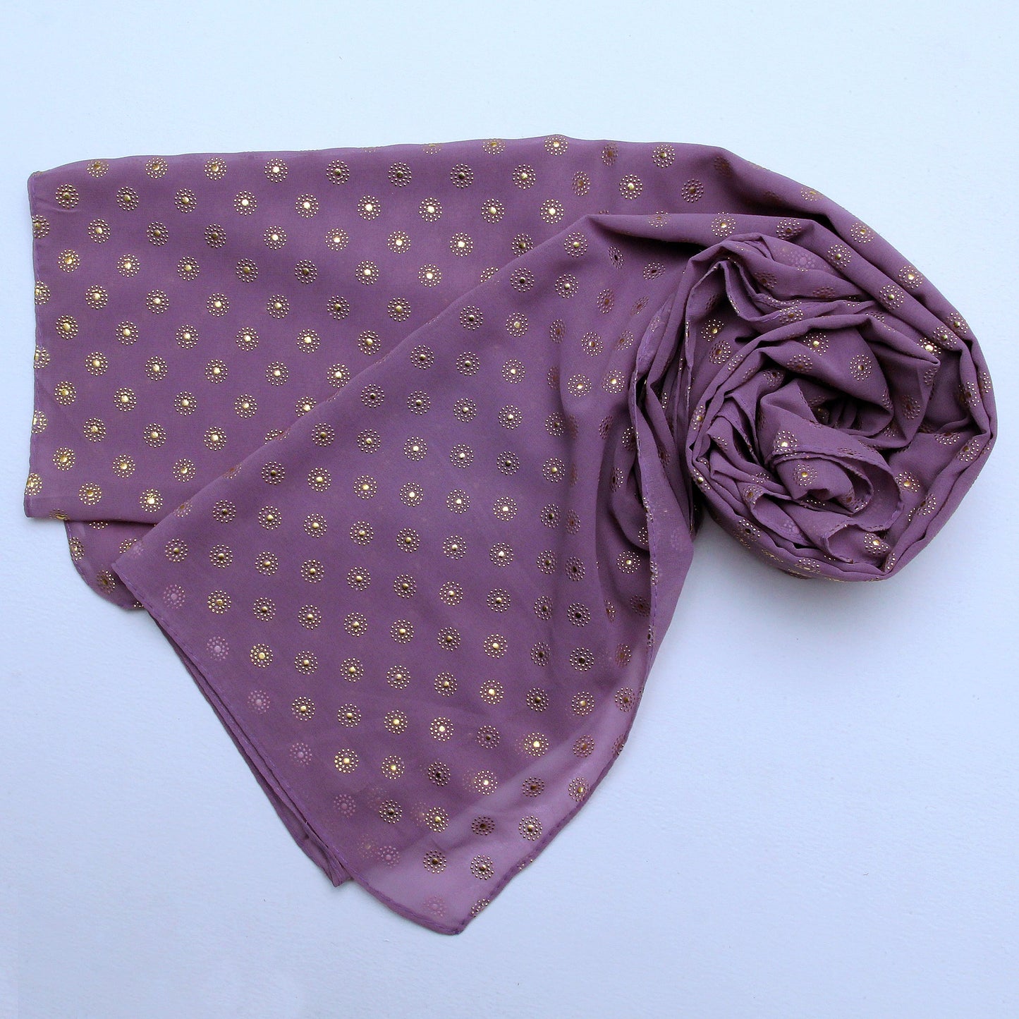 Chiffon Due Drop-Light Purple