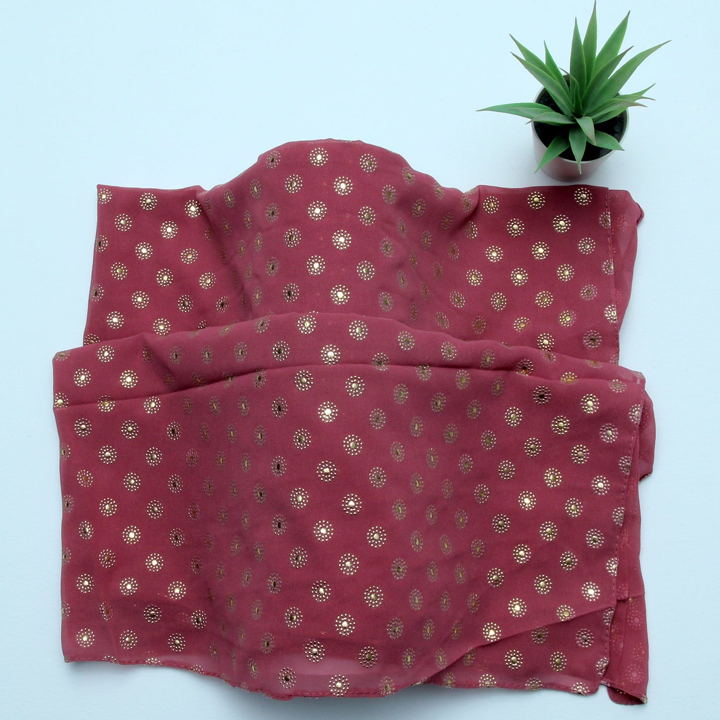 Chiffon Due Drop-Light Pink