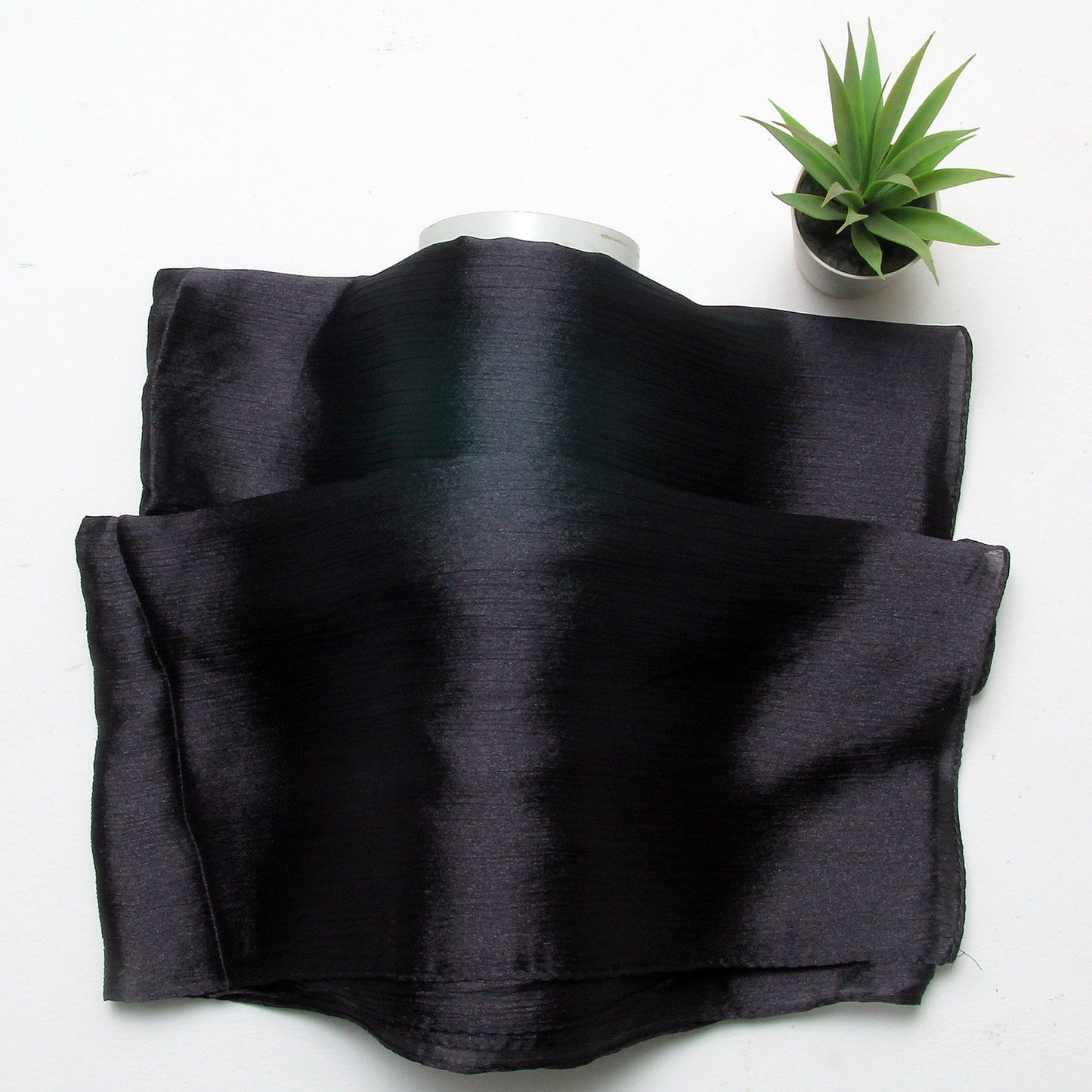 Banarsi Silk-Charcoal