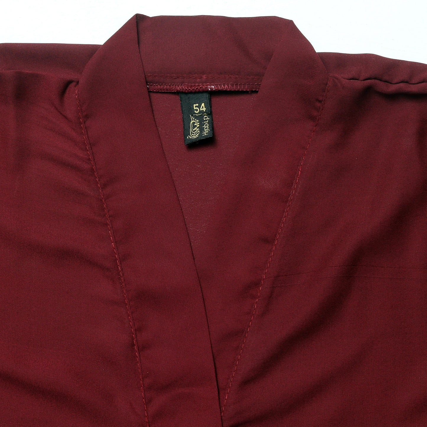 Maroon Abaya Handwork on Sleeves | Serene Threads