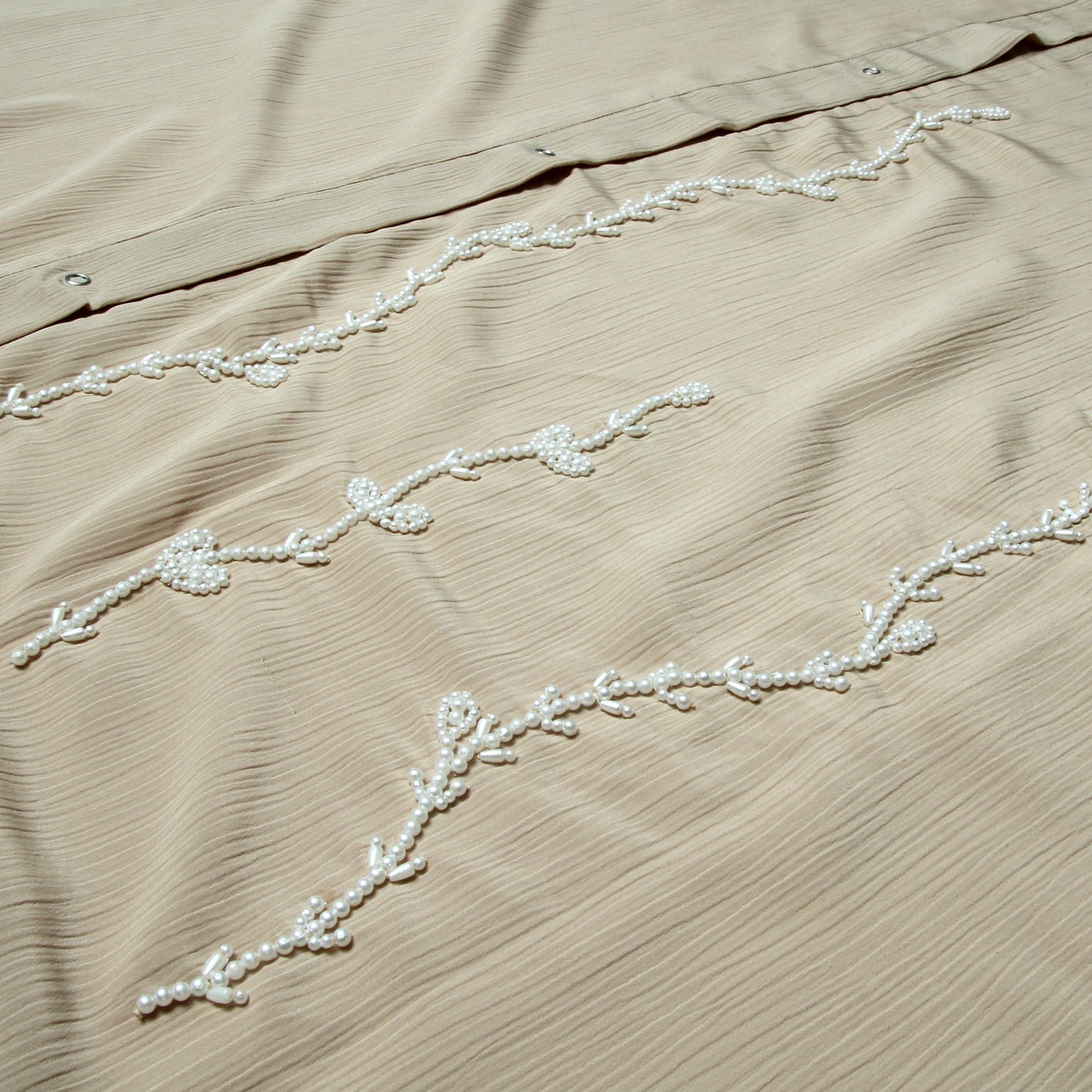 Pearls Dabka Abaya | Serene Threads