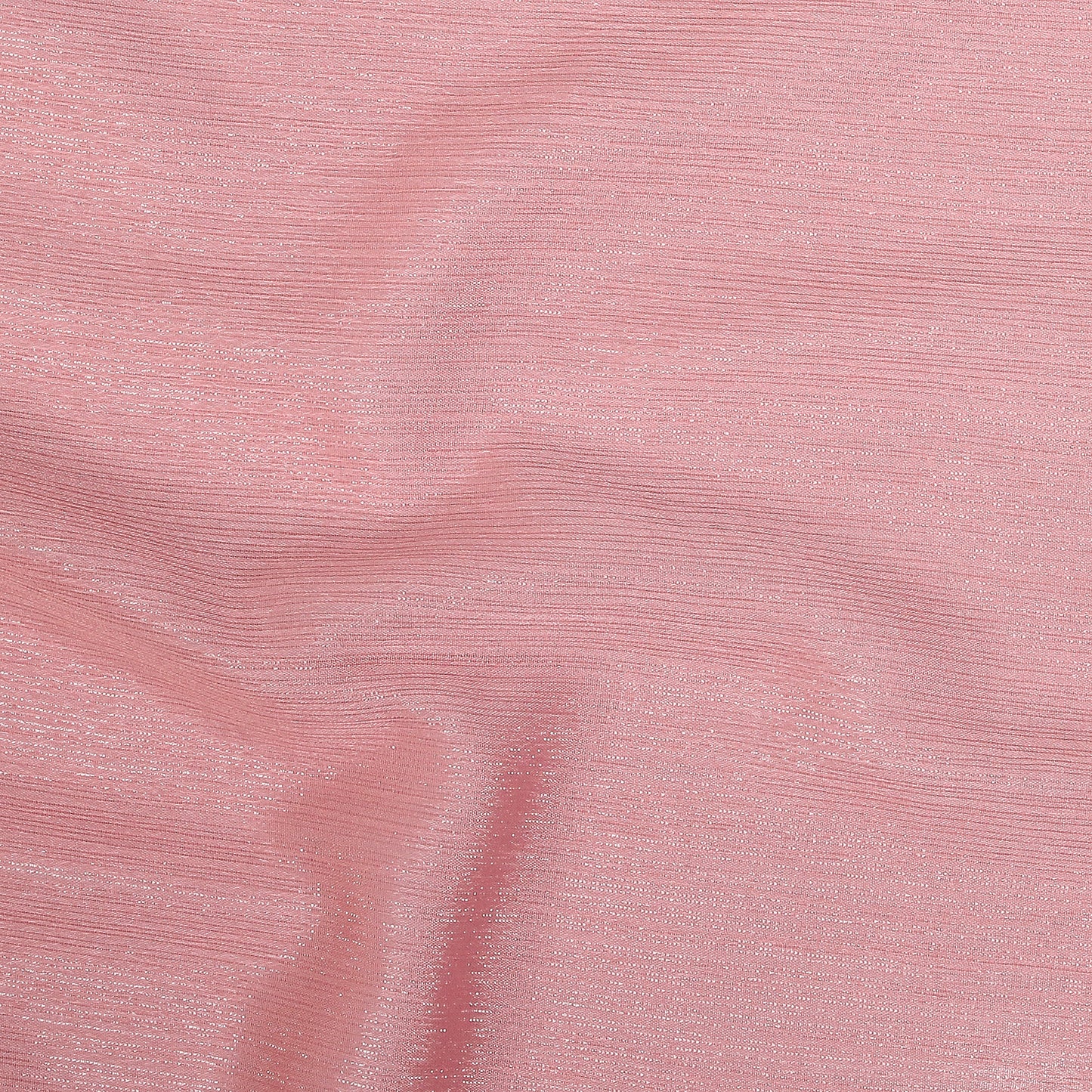 Metallic Chiffon-Baby Pink