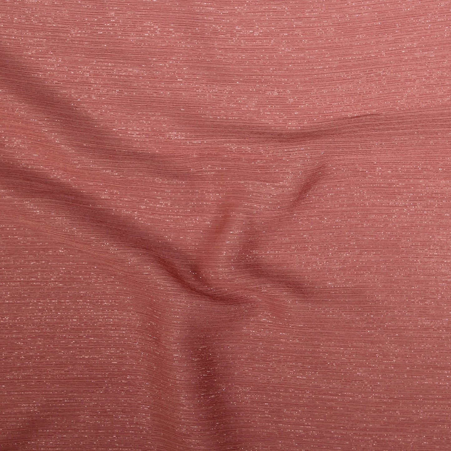Metallic Chiffon-Peach