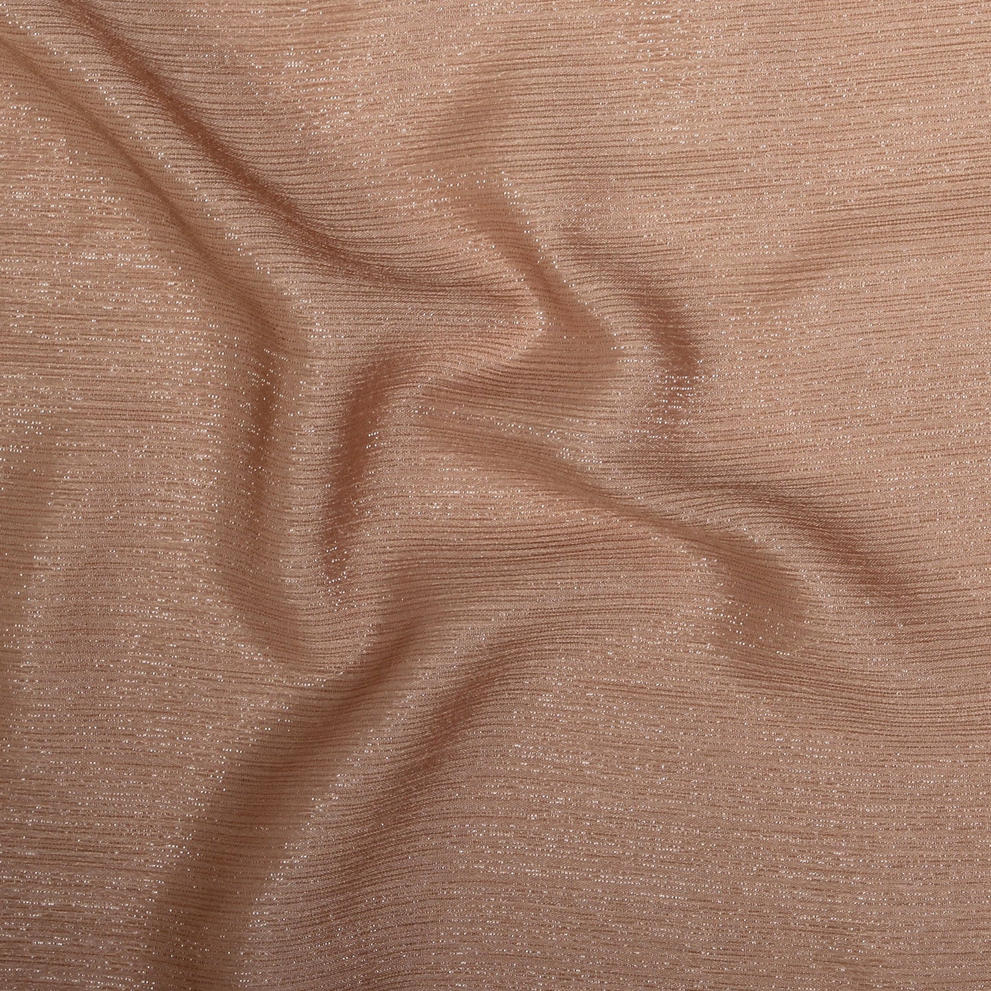 Metallic Chiffon-Fawn
