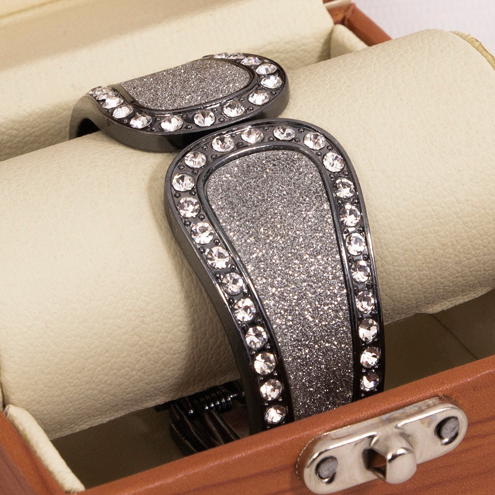 Gun metal bracelet