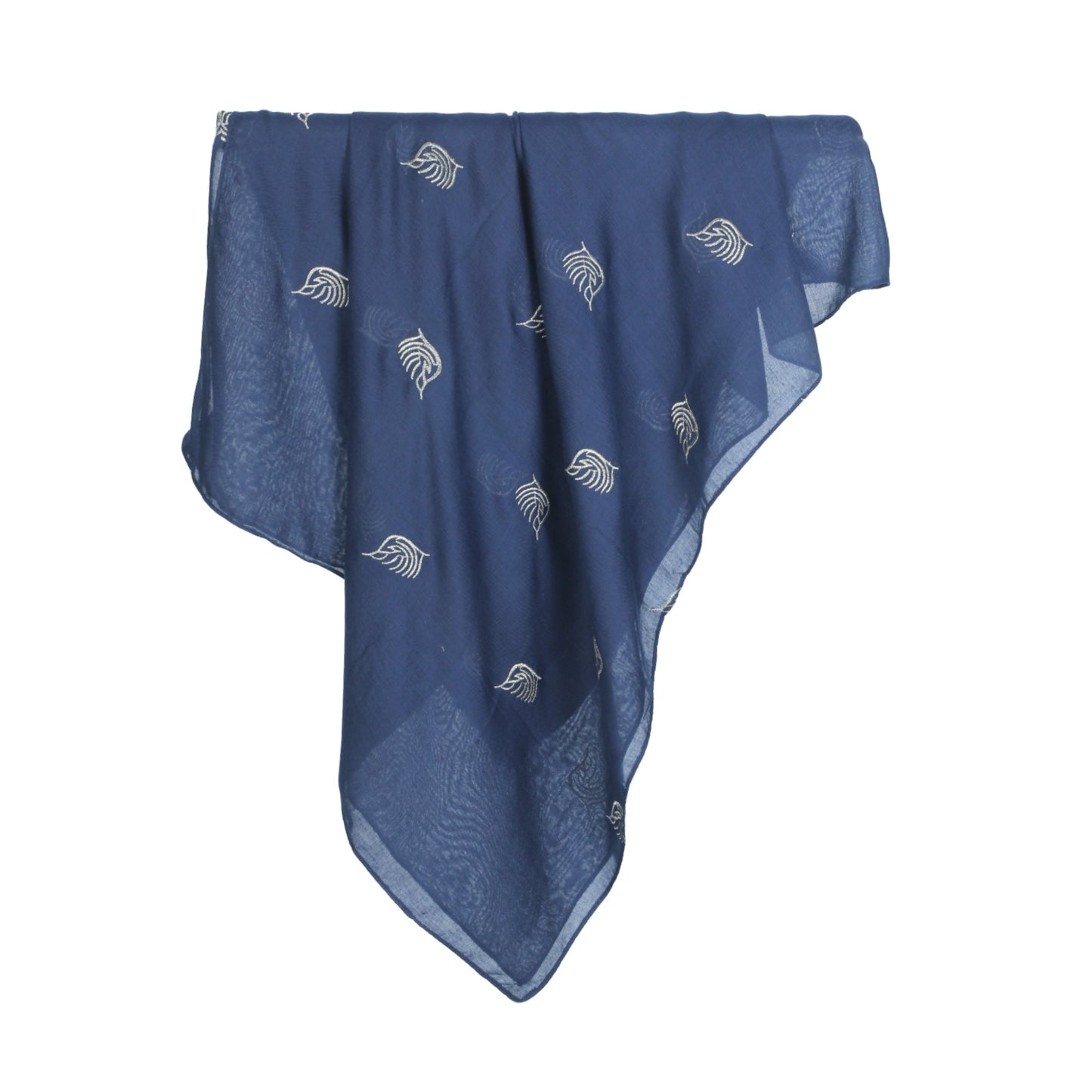 Lawn Embroadry-Navy Blue