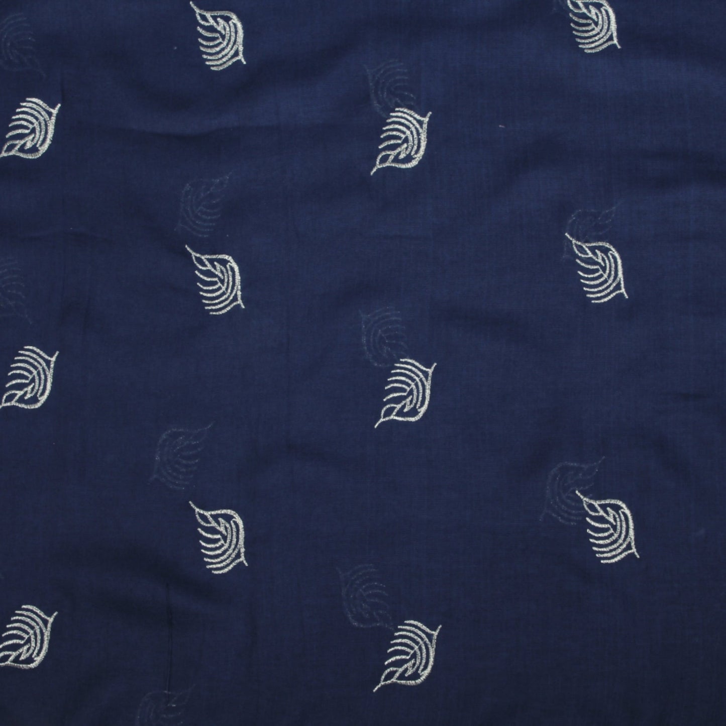Lawn Embroadry-Navy Blue