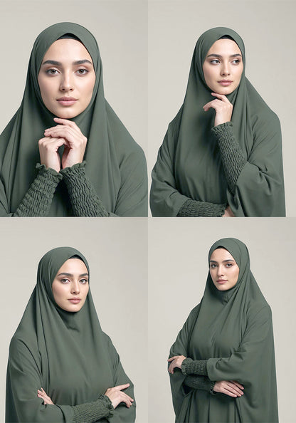 Saudi Jilbab - Olive