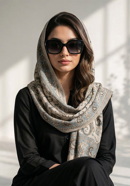 Kani handwoven Hijab - Fawn