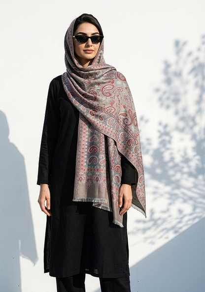 Kani handwoven Hijab - Grey