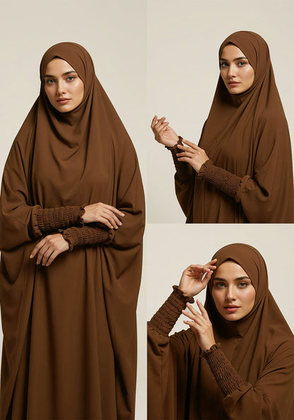 Saudi Jilbab - Brown